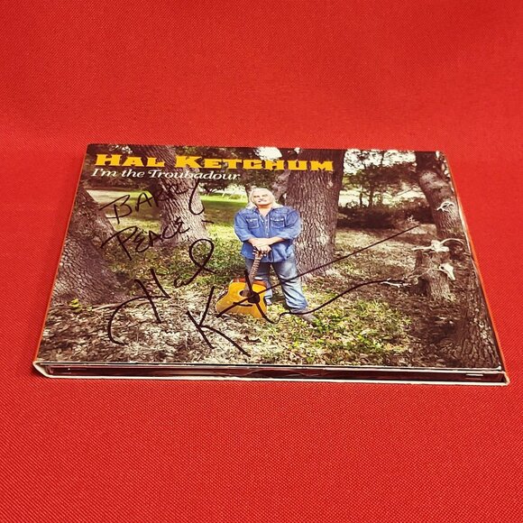 Hal Ketchum I'm The Troubadour CD Signed 2014 - Picture 3 of 9
